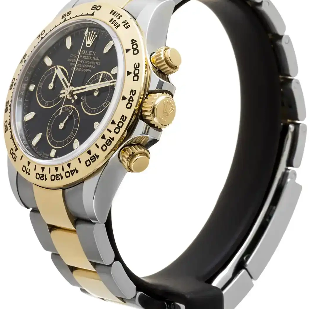 Prestigious Jewelrys Daytona Steel 116503 Stainless Gold Yellow Rolex & 0606